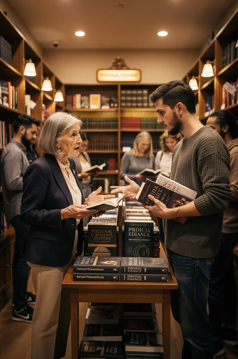 Személyes pénzügyi tanácsadás tanfolyamokat és exkluzív könyvkiadásokat bemutató blog oldal kezdőlapja.